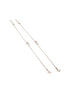 925 Sterling Silver Ball chain Minimal Dailywear Pair Of Anklet