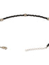 925 Sterling Silver Black Beads Star Shaped Charms Payal Anklet
