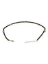 925 Sterling Silver Black Beads Star Shaped Charms Payal Anklet