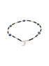 925 Sterling Silver Evil Eye Black Beads Minimal Dailywear Anklet