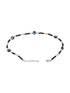 925 Sterling Silver Evil Eye Black Beads Minimal Dailywear Anklet