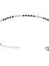 925 Sterling Silver Black & White Beads Designer Minimal Anklet