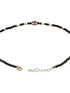 925 Sterling Silver Black Beads Heart Shaped Charms Payal Anklet