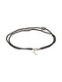925 Sterling Silver Black Beads Butterfly Charms Payal Anklet