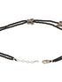 925 Sterling Silver Black Beads Butterfly Charms Payal Anklet