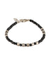 925 Unisex Charms Baby Nazariya Bracelets With Black & Silver Beads Adjustable Bracelet