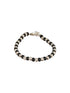 925 Sterling Silver Black Beads Nazariya Kids Unisex Adjustable Bracelet