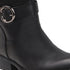 Women's Tall Moto-Style Riding Boot - Knee-High Footwear with Buckle Detail