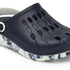 Men Perforated Comfort Clogs with Contrasting Strap