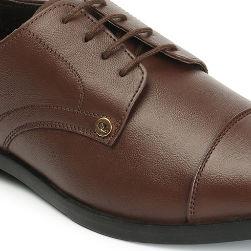 Men's Cap-Toe Lace-Up Dress Shoes